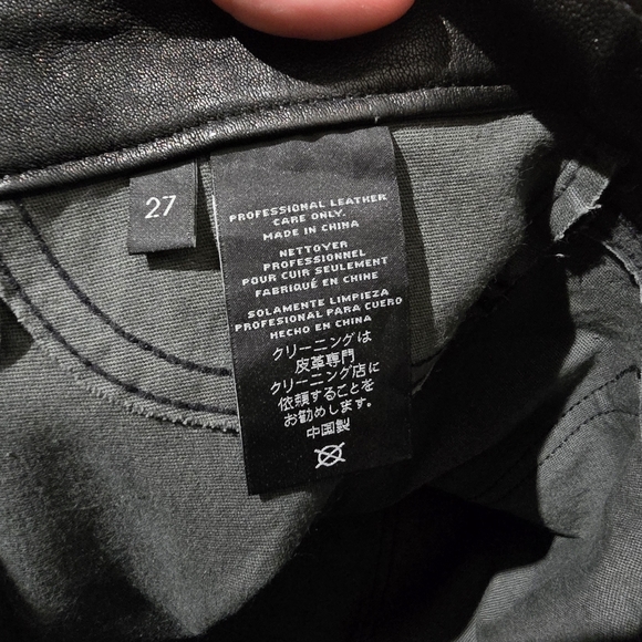 J BRAND lamb leather pants - Picture 5 of 5